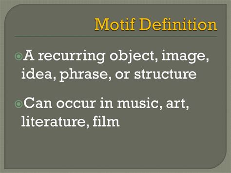 Motif Definition Music: A Multi-Layered Exploration